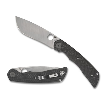 Spyderco 2023N Spyderco Reveal 13 Subvert Carbon Fiber Cpm 20Cv, Sprint Run, Plain Edge SPY-C239CFP